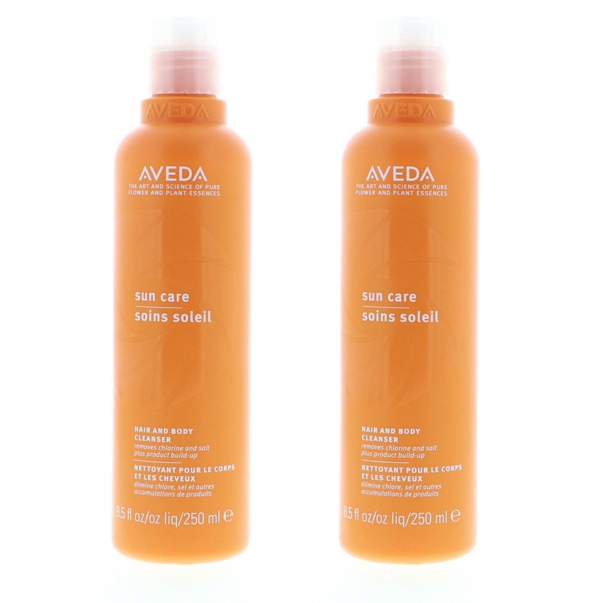 Aveda Sun Care Hair and Body Cleanser 8.5 oz Pack of 2