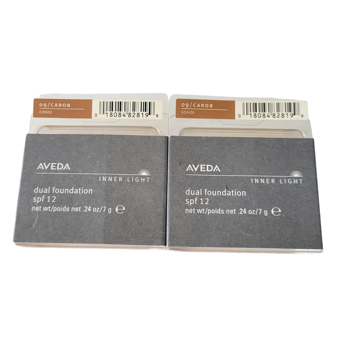 Aveda Inner Light Dual Foundation Spf 12 09 Carob Lot of 2