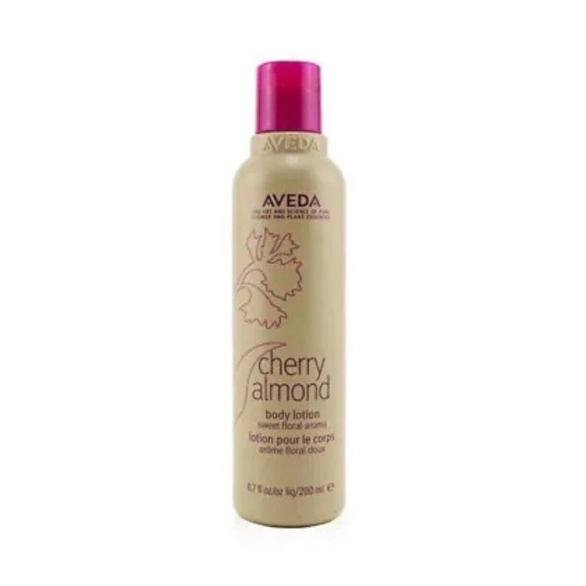 Aveda Cherry Almond Body Lotion 6.7 OZ Lightweight All Day Moisture Nwob