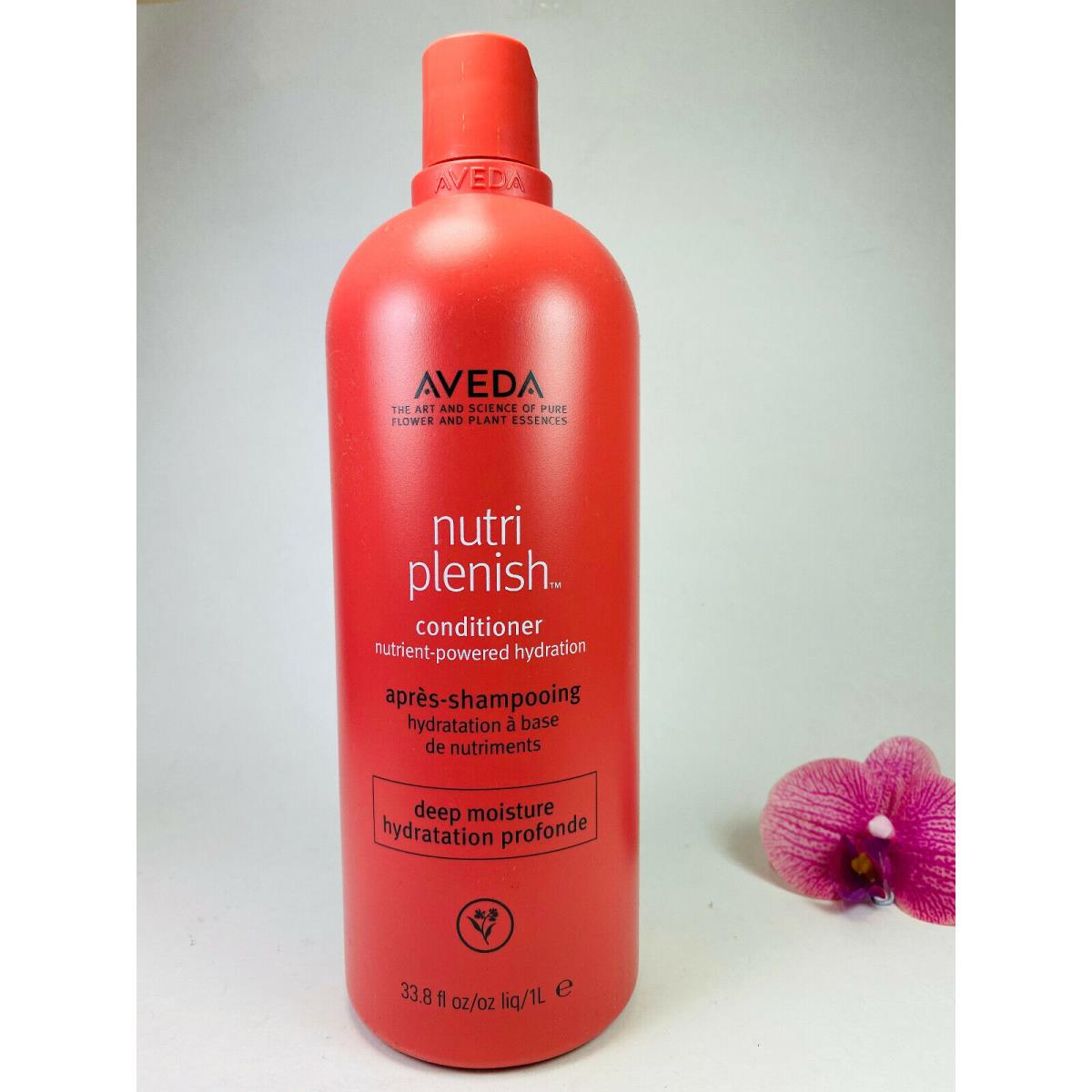 Aveda Nutriplenish Deep Moisture Conditioner 33.8oz / 1 Litre Same Day Ship