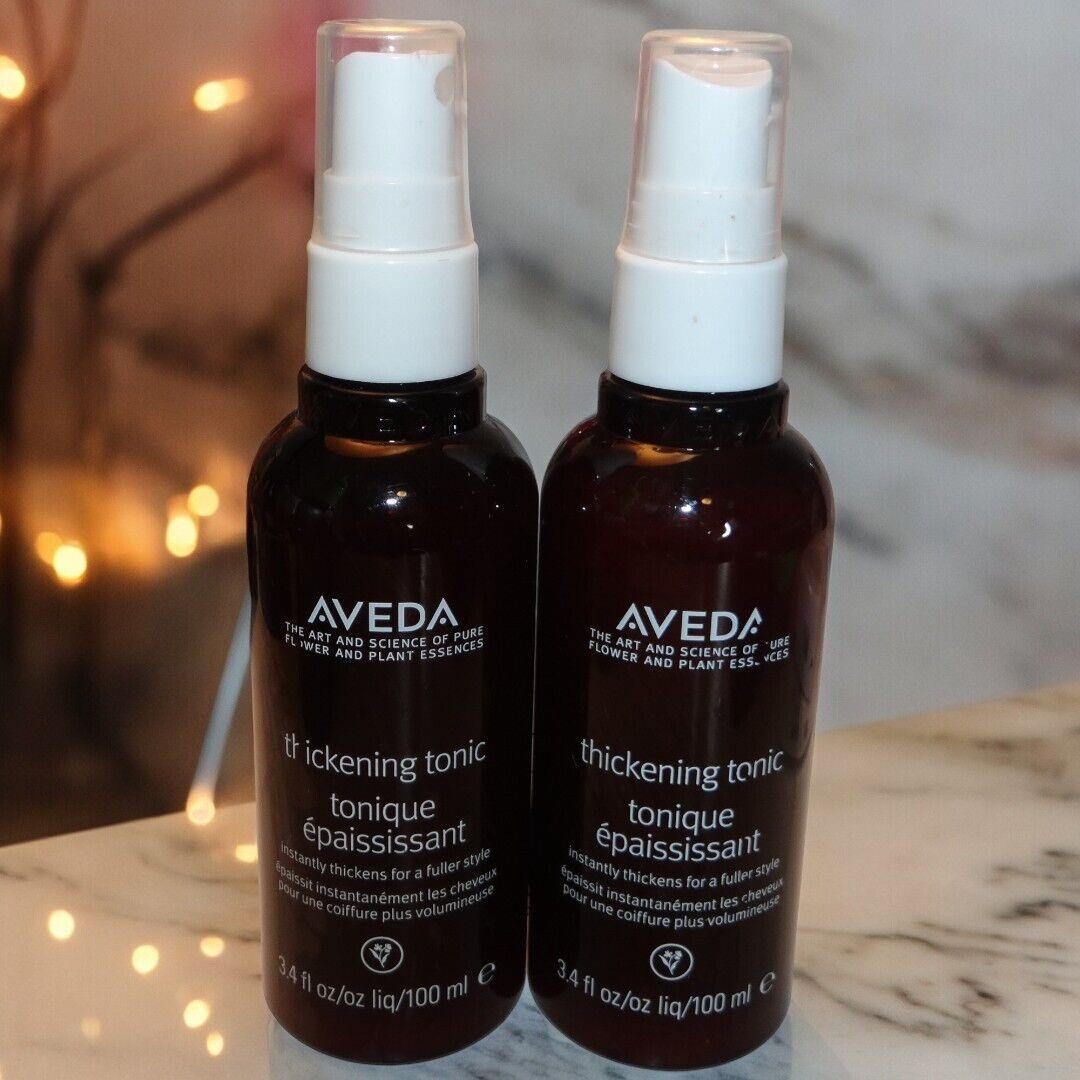 Aveda 2pc Lot Thickening Tonic 3.4oz 100ml x2