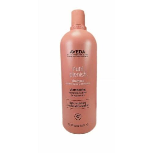 Aveda Nutriplenish Light Moisture Shampoo 33.8oz / 1 Liter Quick Ship