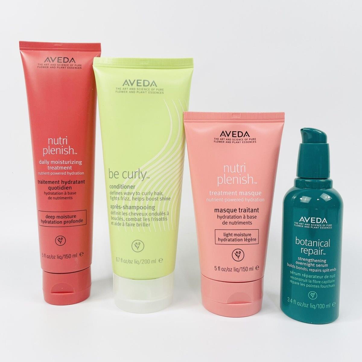 Aveda Conditioner + Daily Moisturizer + Hair Masque + Overnight Serum