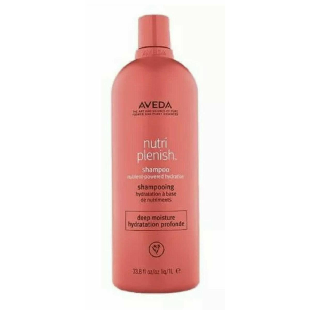 Aveda Nutriplenish Deep Moisture Shampoo 33.8 oz Liter Quick Ship