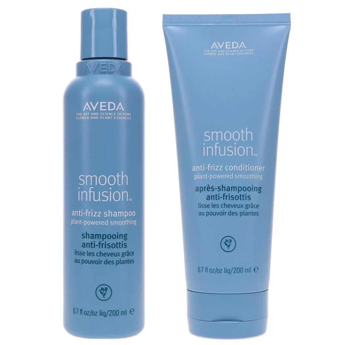 Aveda Smooth Infusion Anti-frizz Duo Shampoo and Conditioner 6.7 fl oz