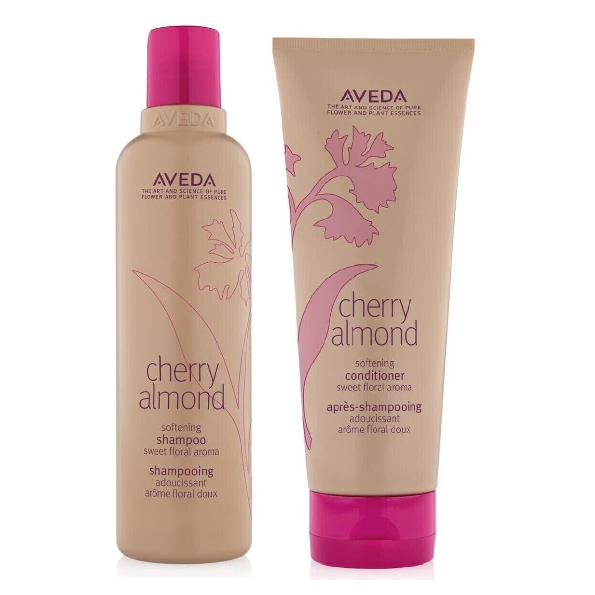 Aveda Cherry Almond Softening Shampoo 8.5 oz Conditioner 6.7 oz Duo Set