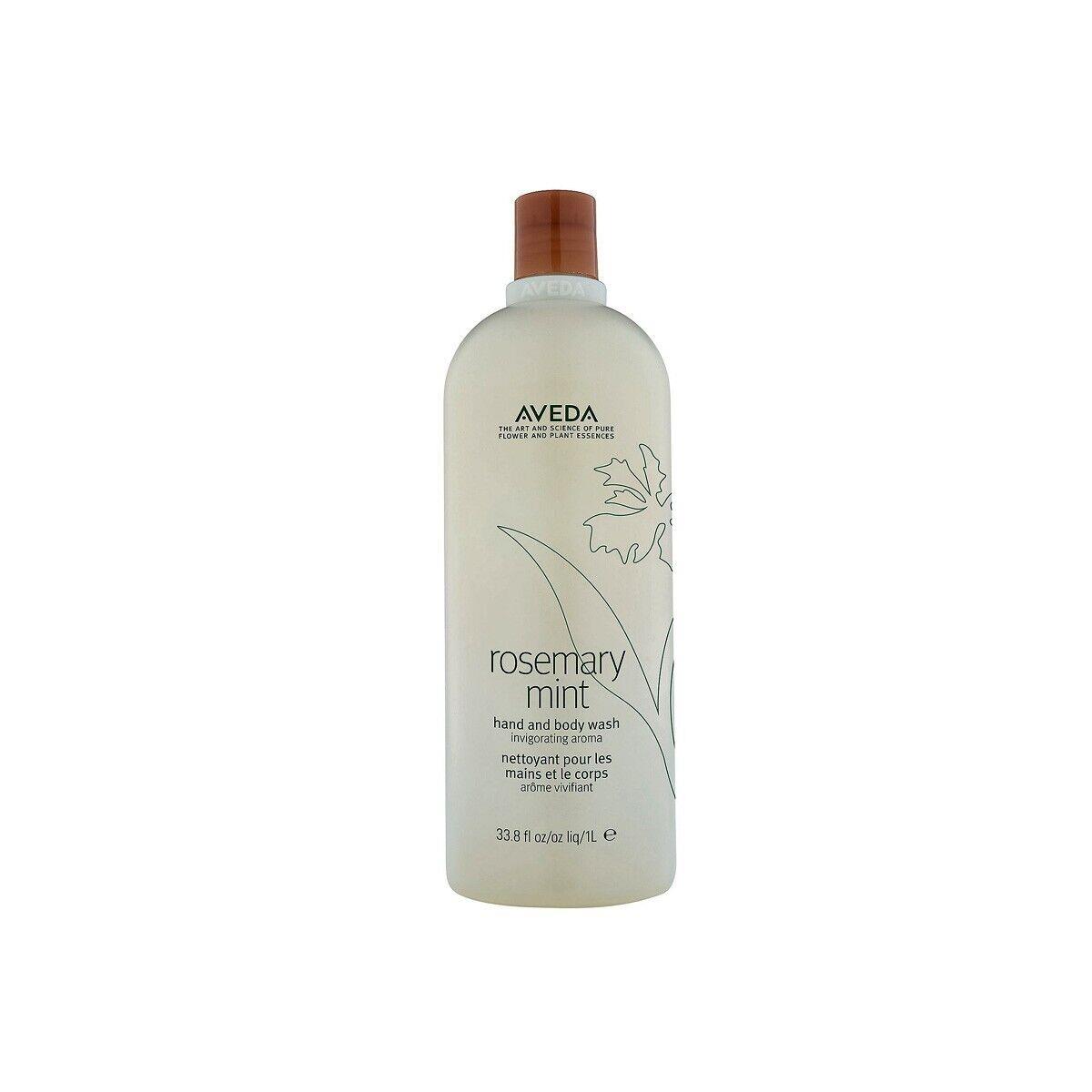 Aveda Rosemary Mint Hand Body Wash - Salon Size 33.8 Oz. / 1 L