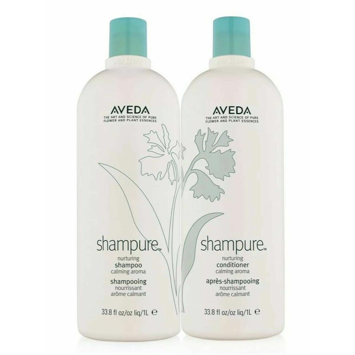 Aveda Shampure Shampoo and Conditioner Duo 33.8 oz / 1 Liter