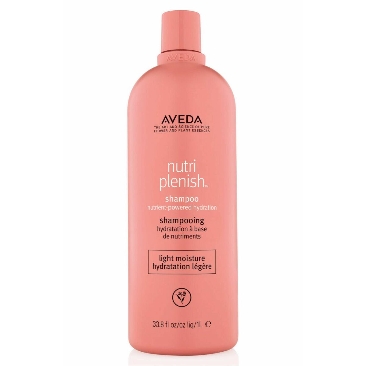 Aveda Nutriplenish Light Moisture Shampoo 33.8oz / 1 Litre