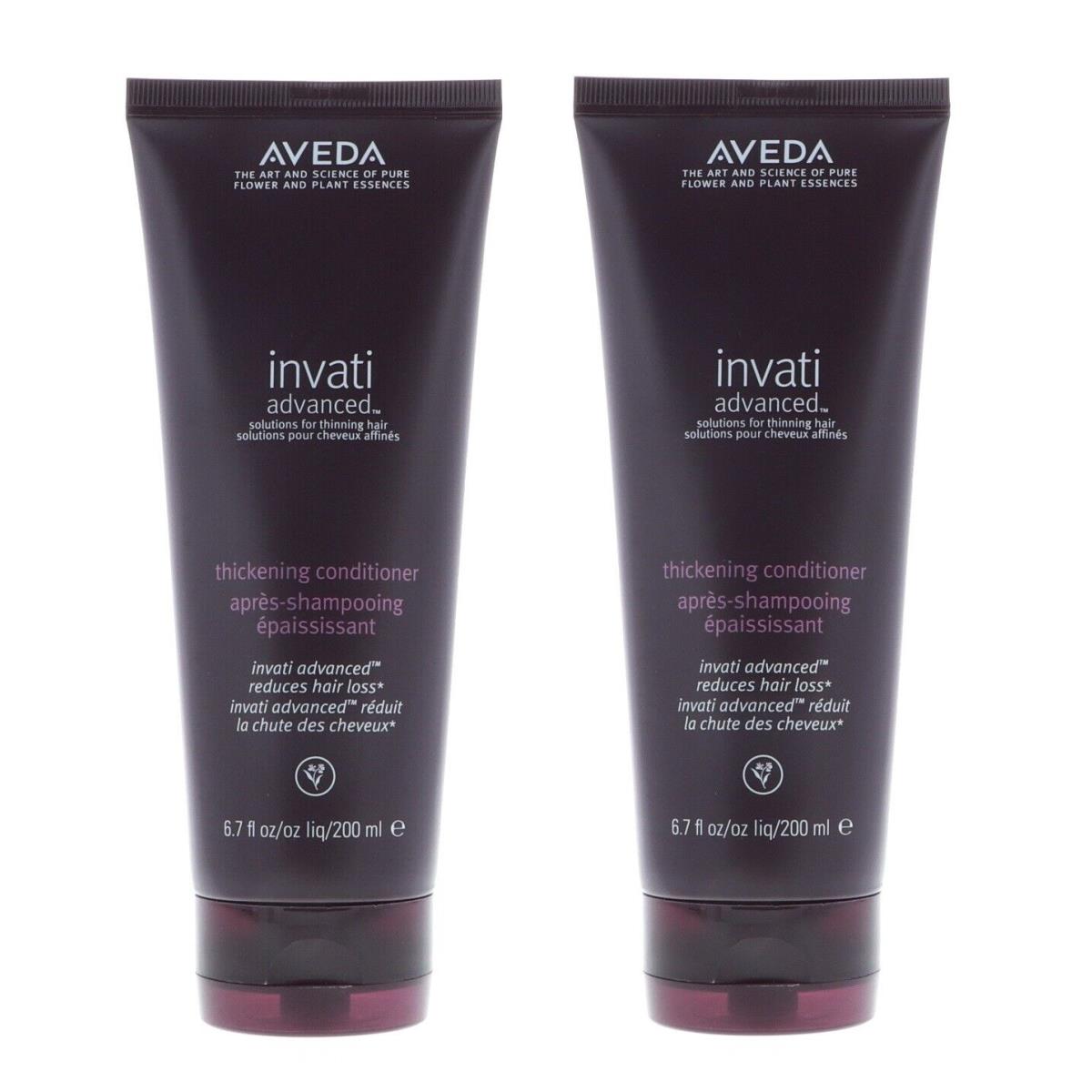 Aveda Invati Advanced Thickening Conditioner 6.7 oz Pack of 2