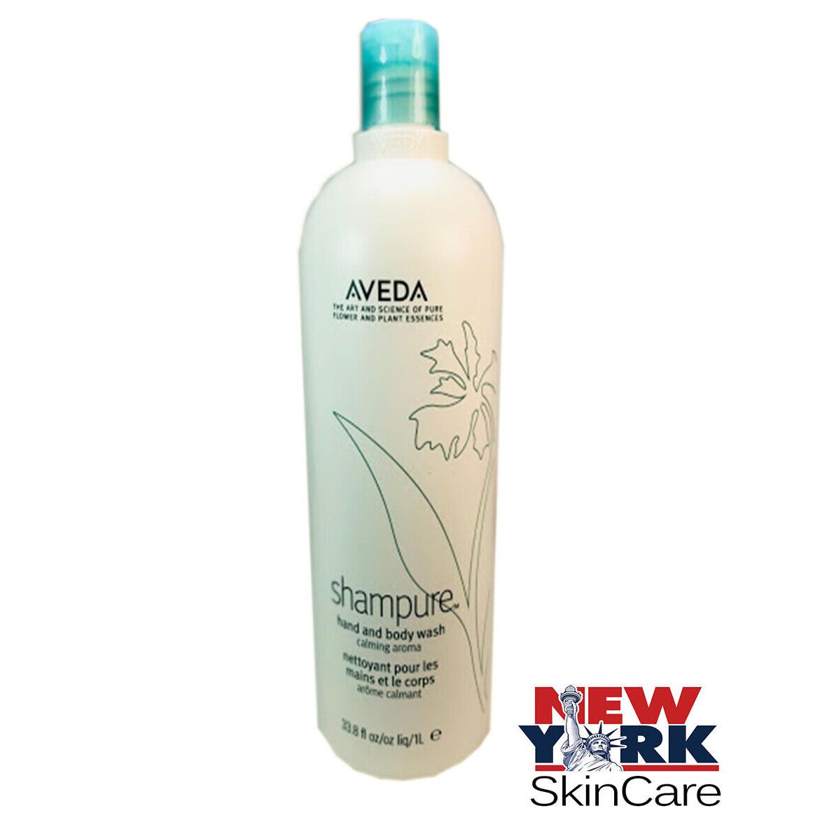 Aveda Shampure Hand and Body Wash 33.8 oz /1 Liter Prof