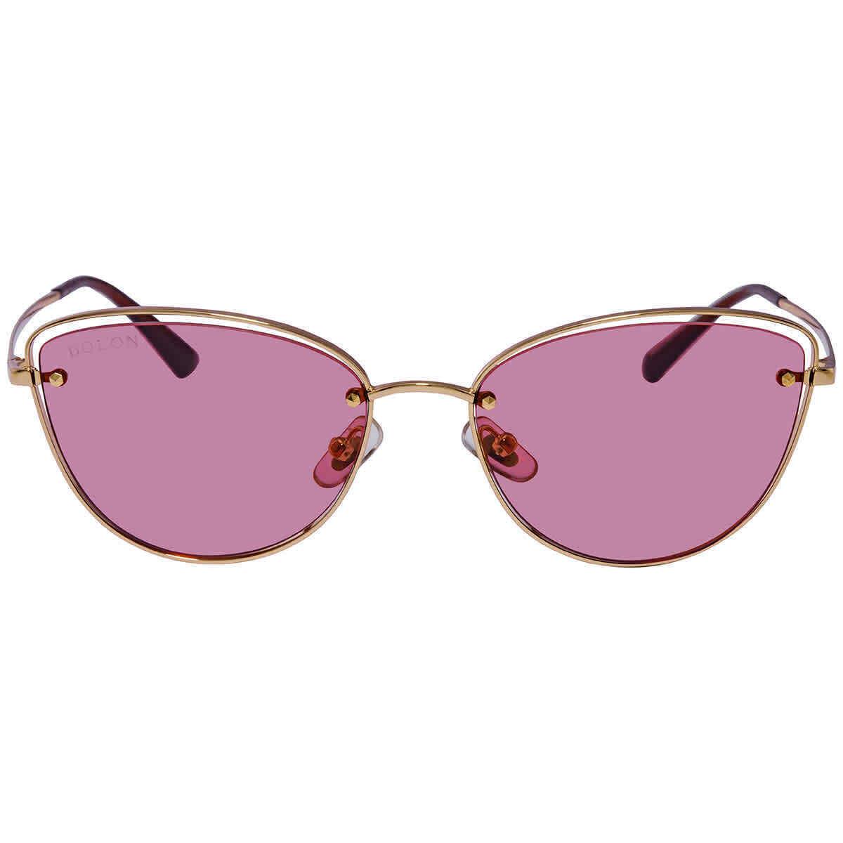 Bolon Gigi Purple Red Cat Eye Ladies Sunglasses BL7093 A30 54 BL7093 A30 54