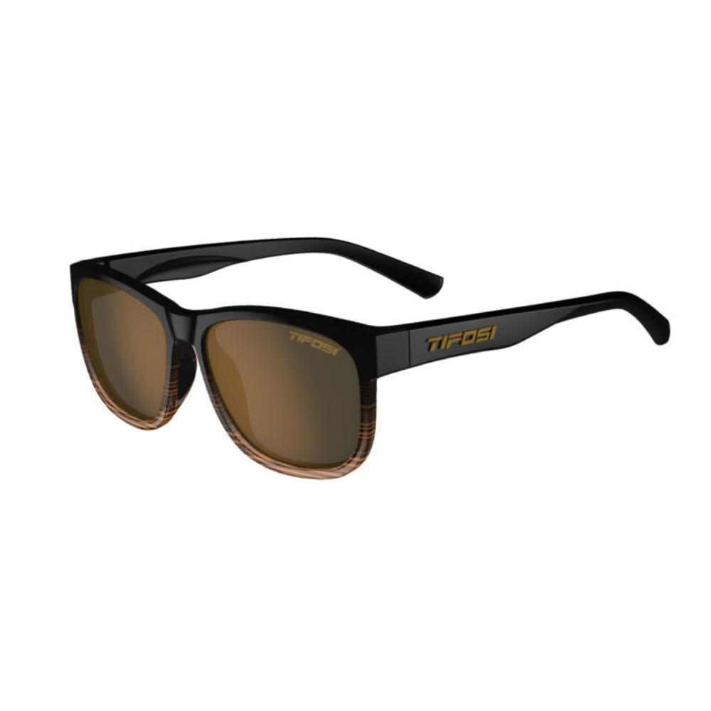 Tifosi Swank XL Sunglasses - Brown Fade/brown Polarized
