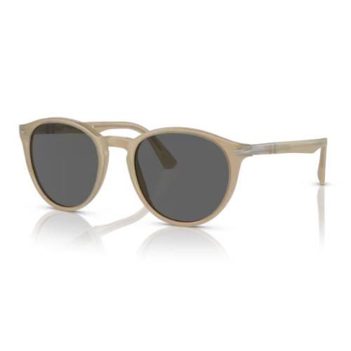 Persol 0PO3152S 1169B1 52mm Opal Beige/dark Grey Sunglasses