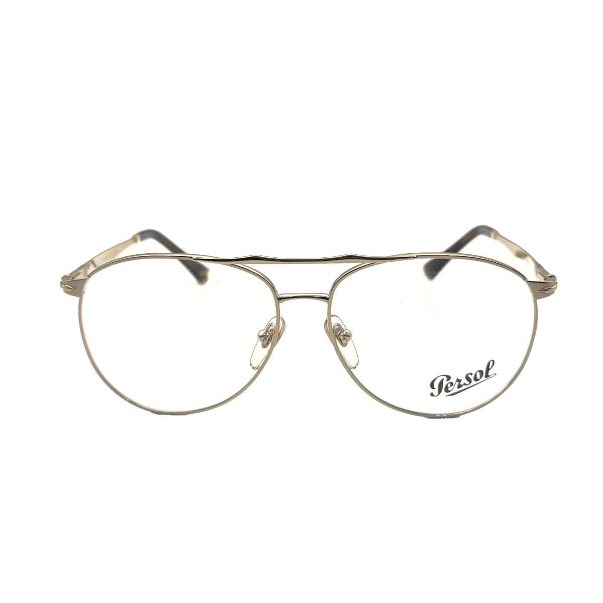 Persol PO2453V Eyeglasses 1076 Gold with Demo Lens 57mm