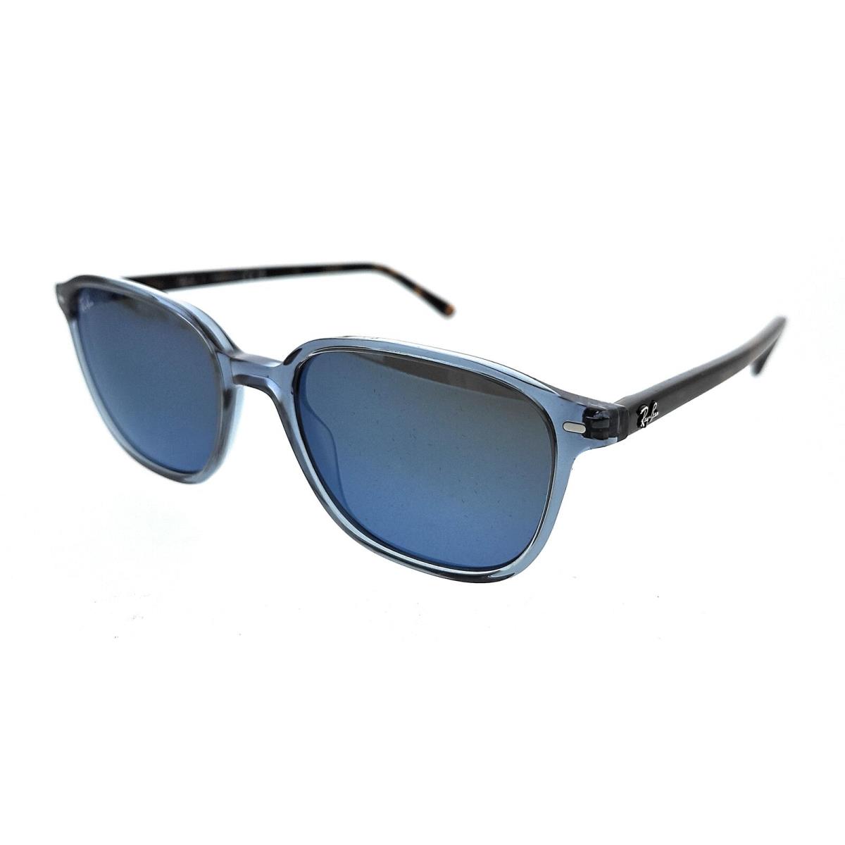 Ray-ban 0RB2193 6638O4 Leonard Blue Mirror Square Sunglasses