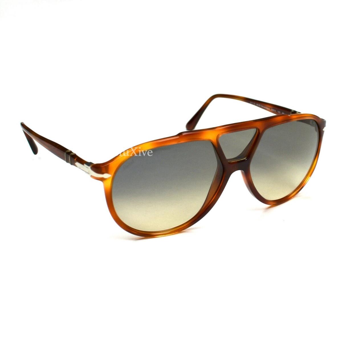 Persol 3217-S Terra di Siena Blue Gradient Aviator Sunglasses