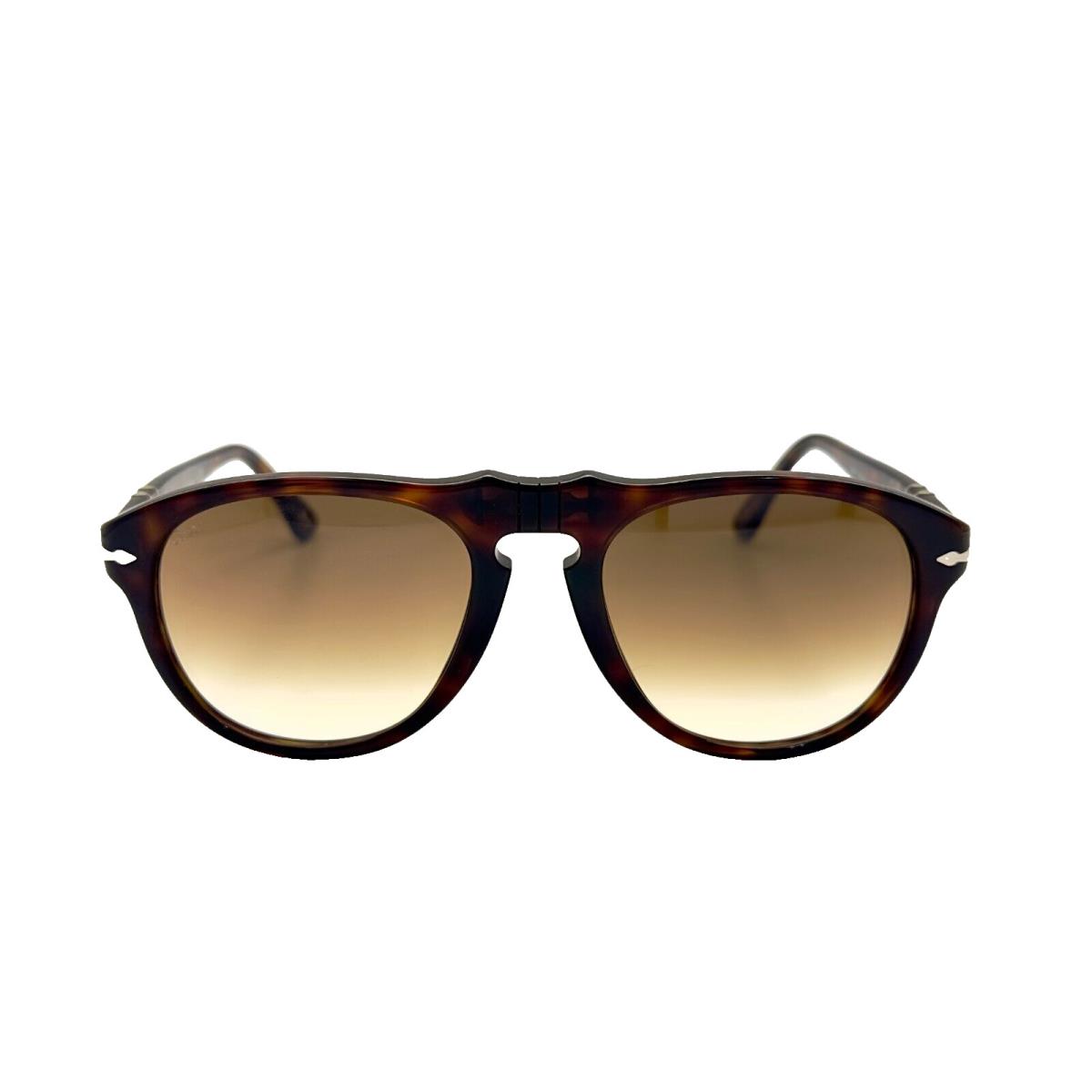 Persol PO0649 Sunglasses 24/51 Havana/brown Gradient Lens 54mm