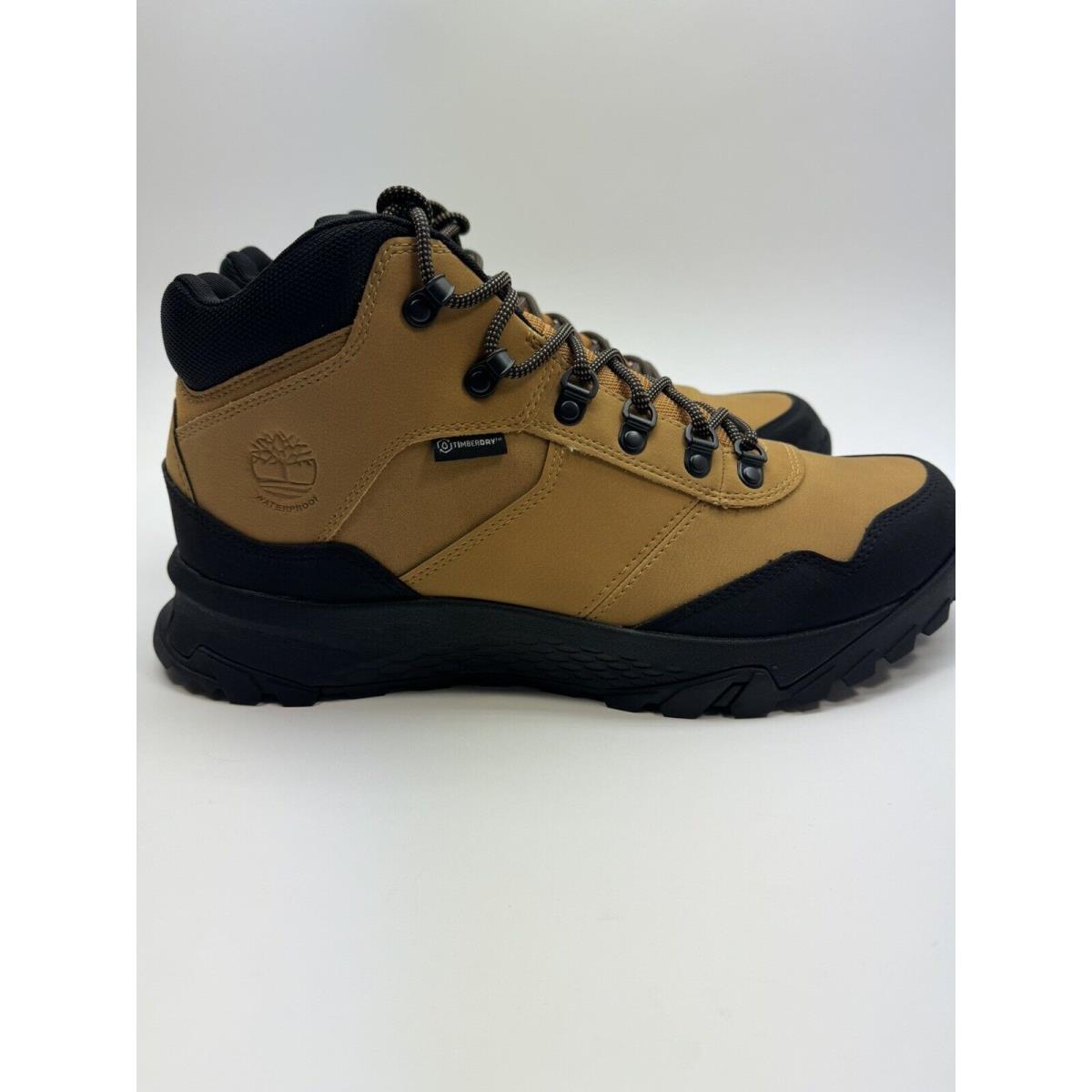 Timberland Men`s Boots Lincoln Peak Waterproof Mid Hiker Wheat Shoes Size 11