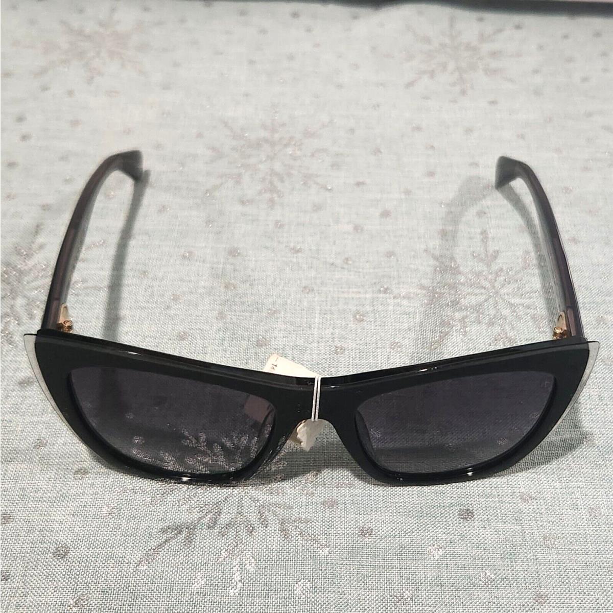 Rag Bone Sunglasses Women`s Black Cat Eye Rnb 1039/G/S 08A 90 Gradient 53 mm