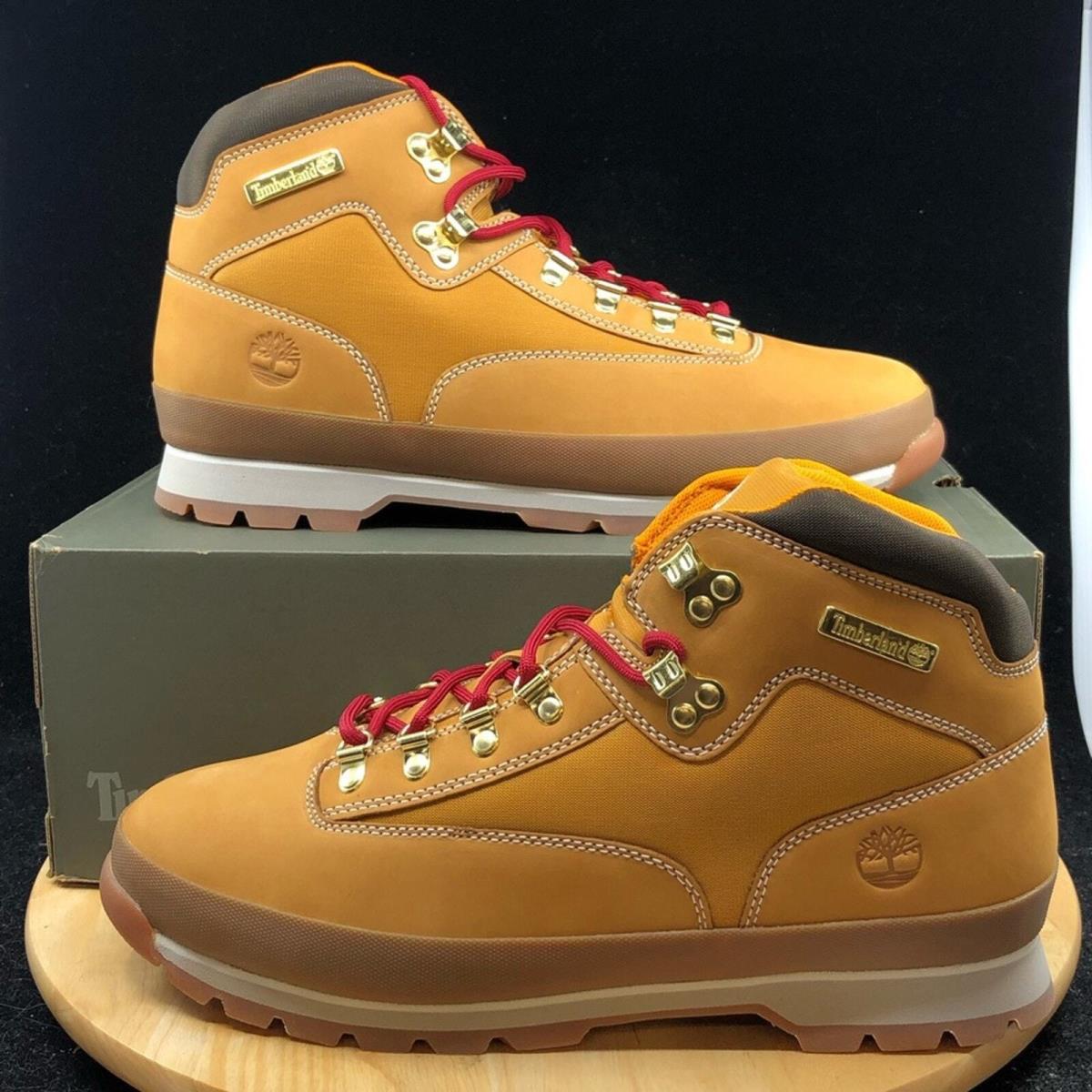 Timberland Euro Hiker - 91566 - Tan / Wheat / Brown / Nubuck - Mens Sz 12