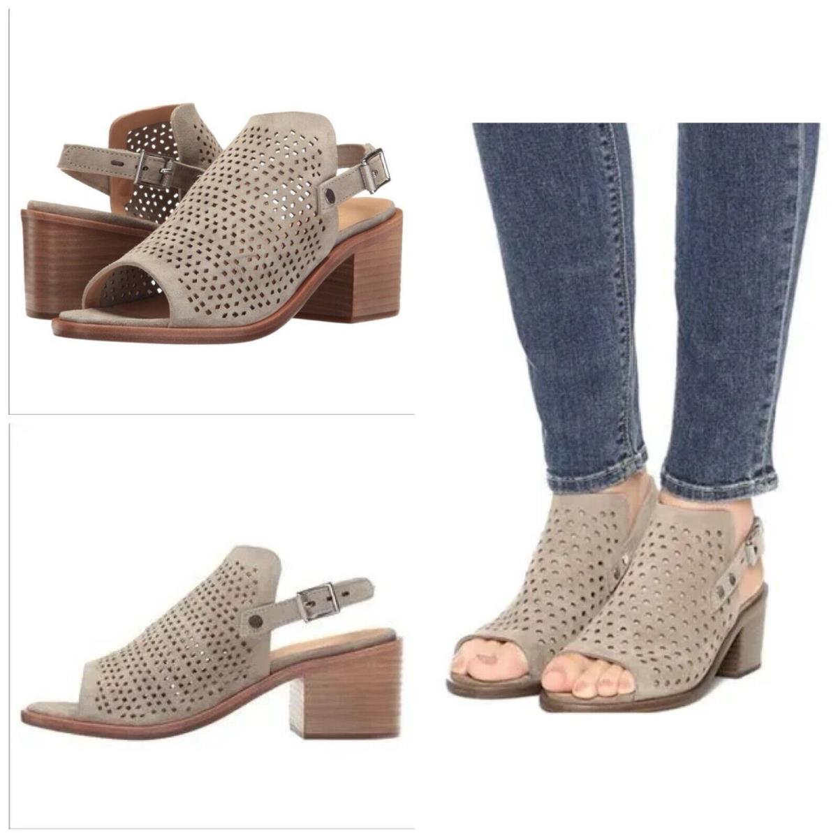 Rag Bone Wyatt Mid Heel In Cemeneto Suede Size: EU:39 US:9