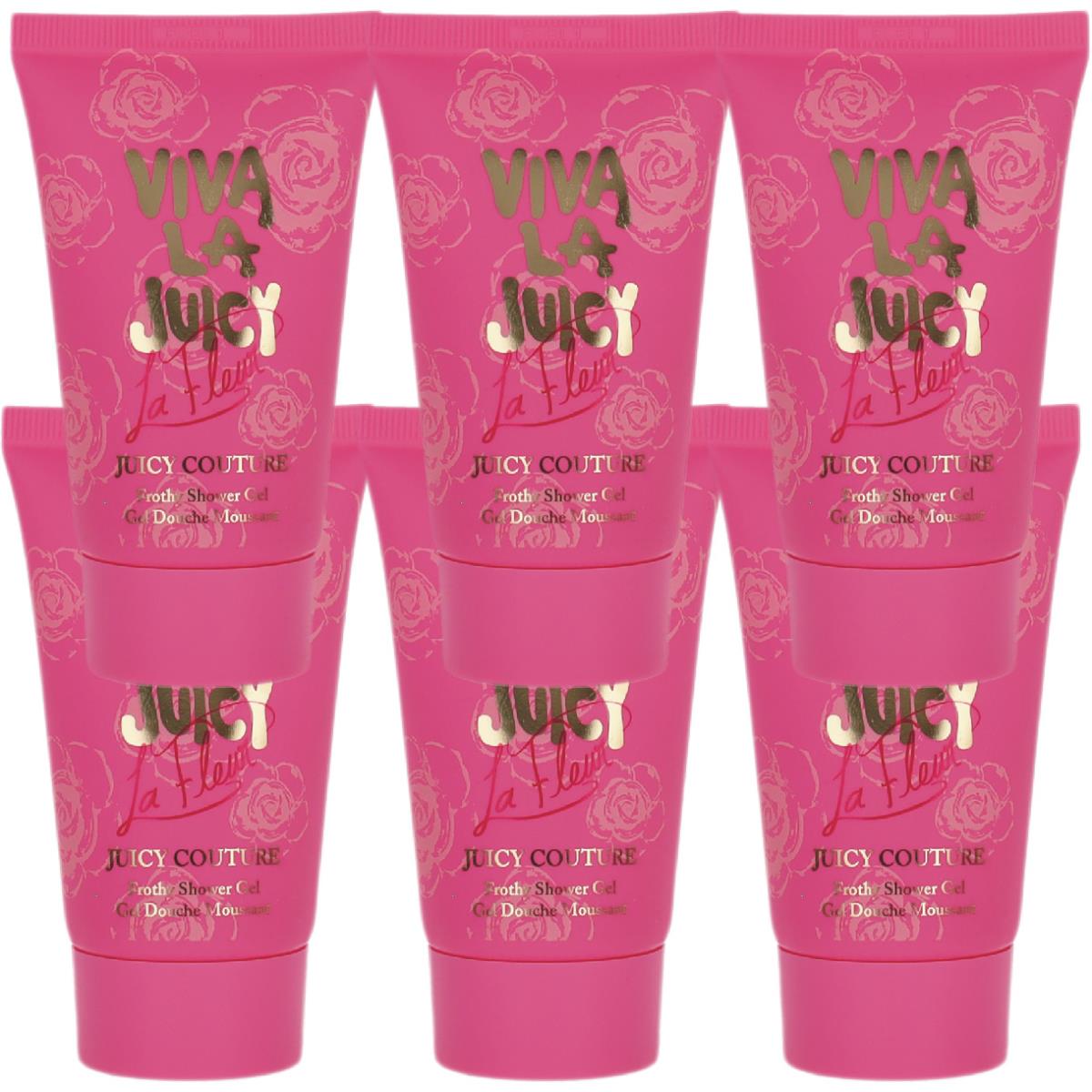 Juicy Couture For Women Combo Pack: Frothy Shower Gel 10.2oz 6x1.7oz