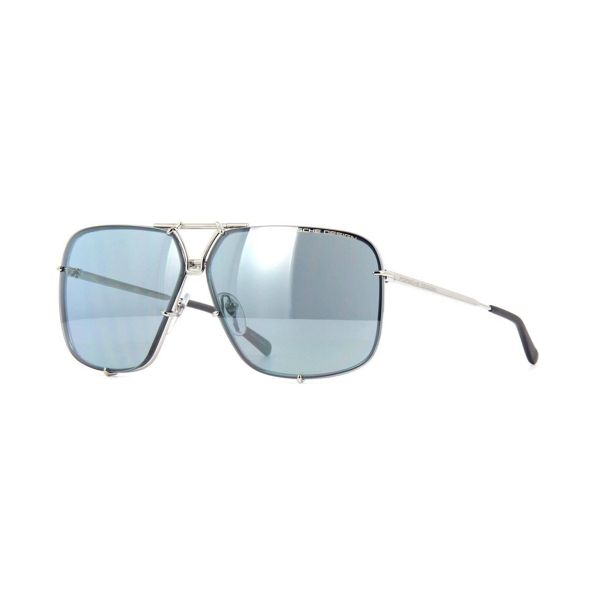 Porsche Design P`8928 Palladium/light Blue Flash Mirror + Grey C Sunglasses