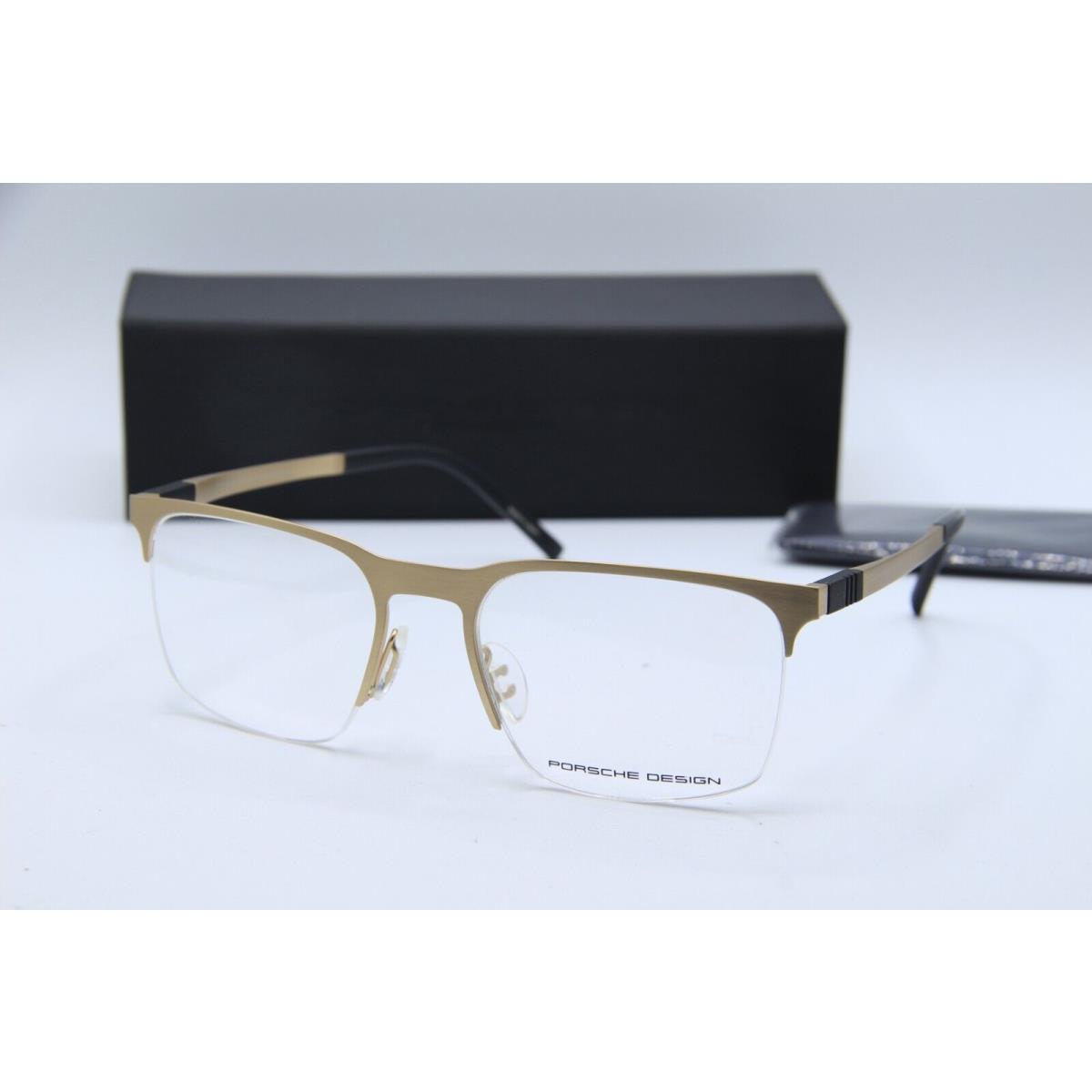 Porsche Design P`8277 C Gold Black Gunmetal Frame Eyeglasses 54-19