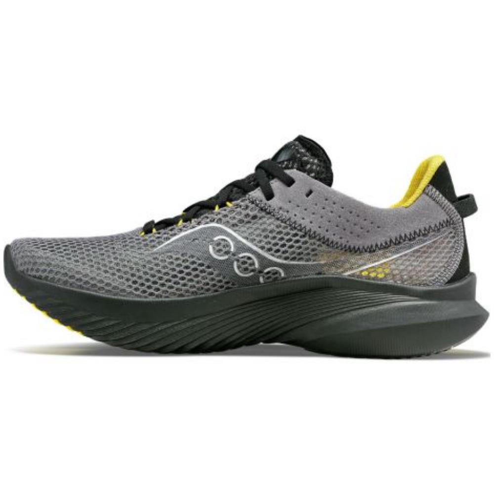 Saucony Kinvara 14 S20823-115 Sneaker Men`s Gravel Black Low Top Running Shoes - Gray