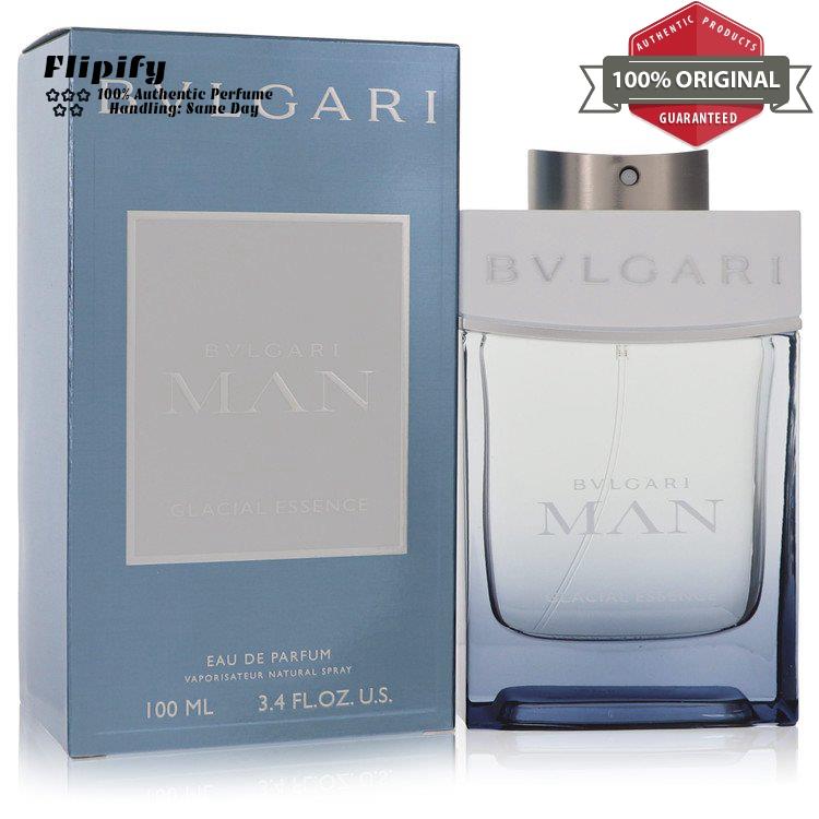 Bvlgari Man Glacial Essence Cologne 3.4 oz Edp Spray For Men by Bvlgari