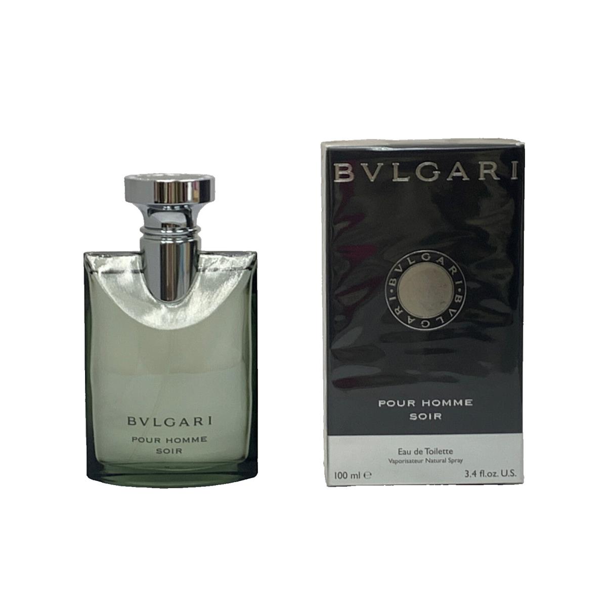 Bvlgari Bulgari Pour Homme Soir Edt 100ml/3.4 Oz Spray Rare For Men