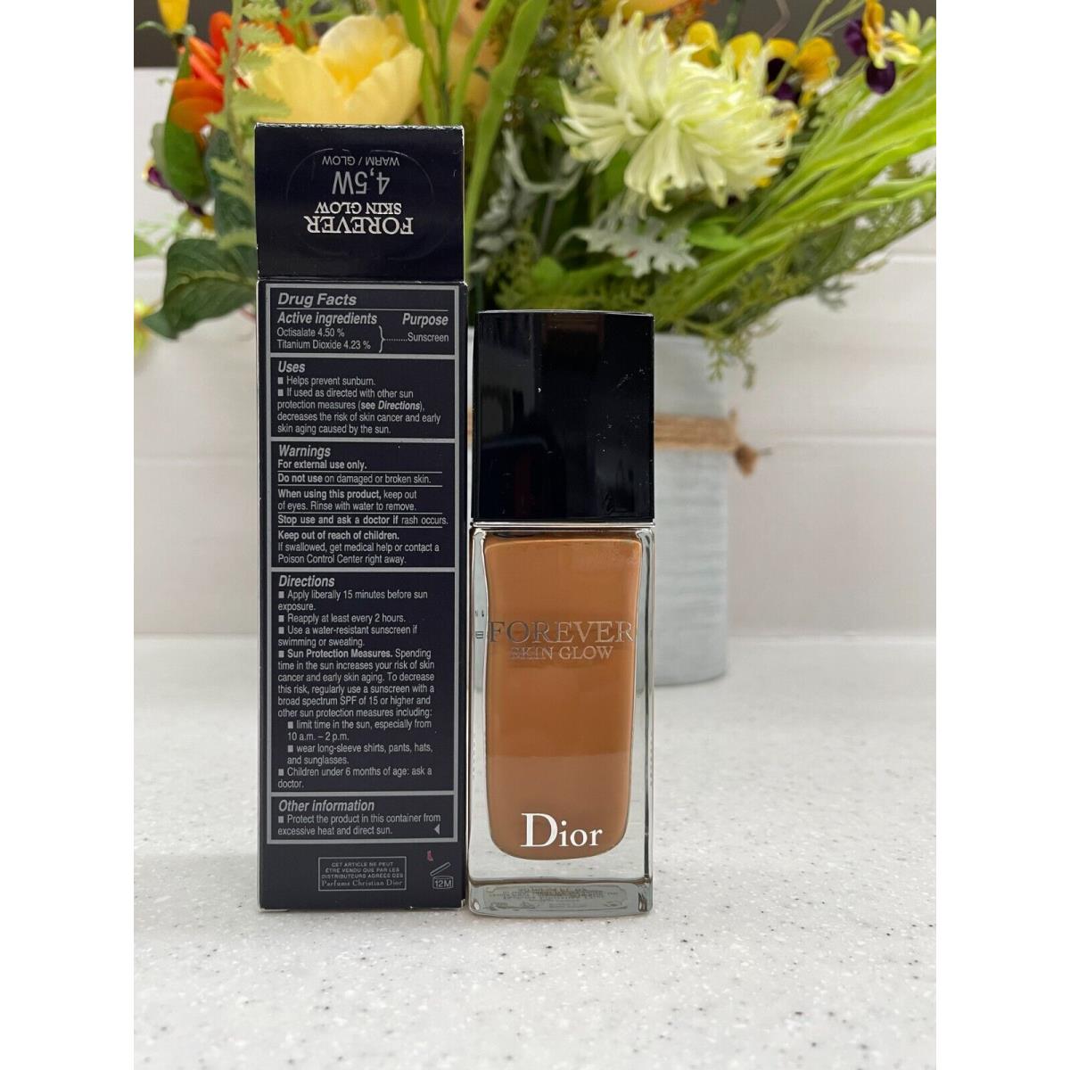 Dior Forever Skin Glow Foundation Spf 15 You Pick 1 oz / 30 ml 4.5W Warm