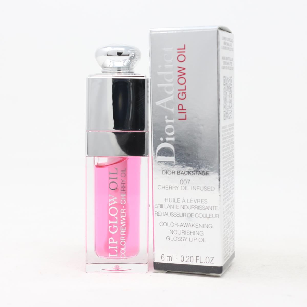 Dior Addict Lip Glow Oil 0.2oz/6ml 007 Raspberry