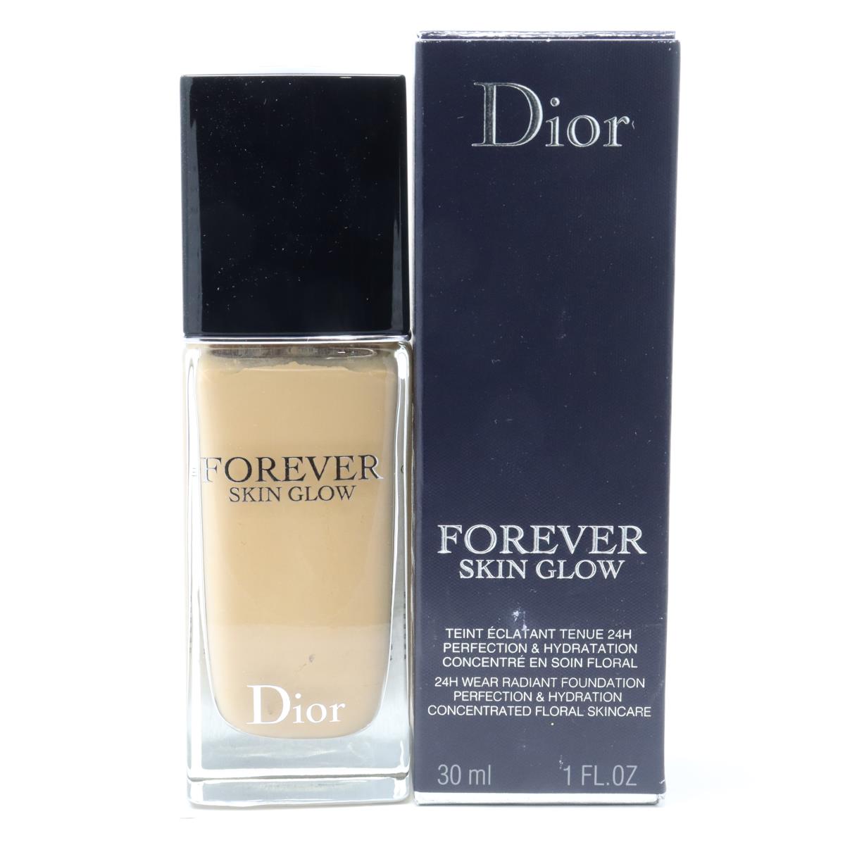 Dior Forever Skin Glow 24H Foundation 1.0oz 3W0 Warm Olive / Glow