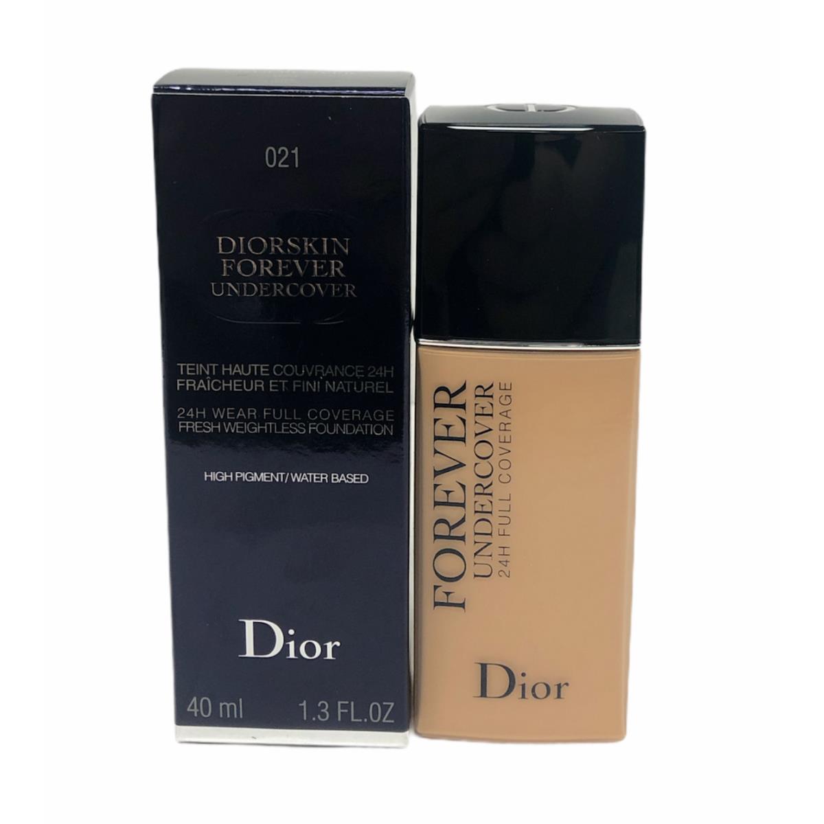 Diorskin Forever Undercover 24Hr Full Coverage Foundation 40mL/1.3Oz You Pick 021 LINEN