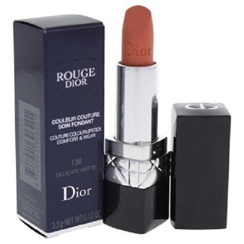 Christian Dior Rouge Dior Lipstick - Luxurious Long-lasting Color 136 Delicate Matte