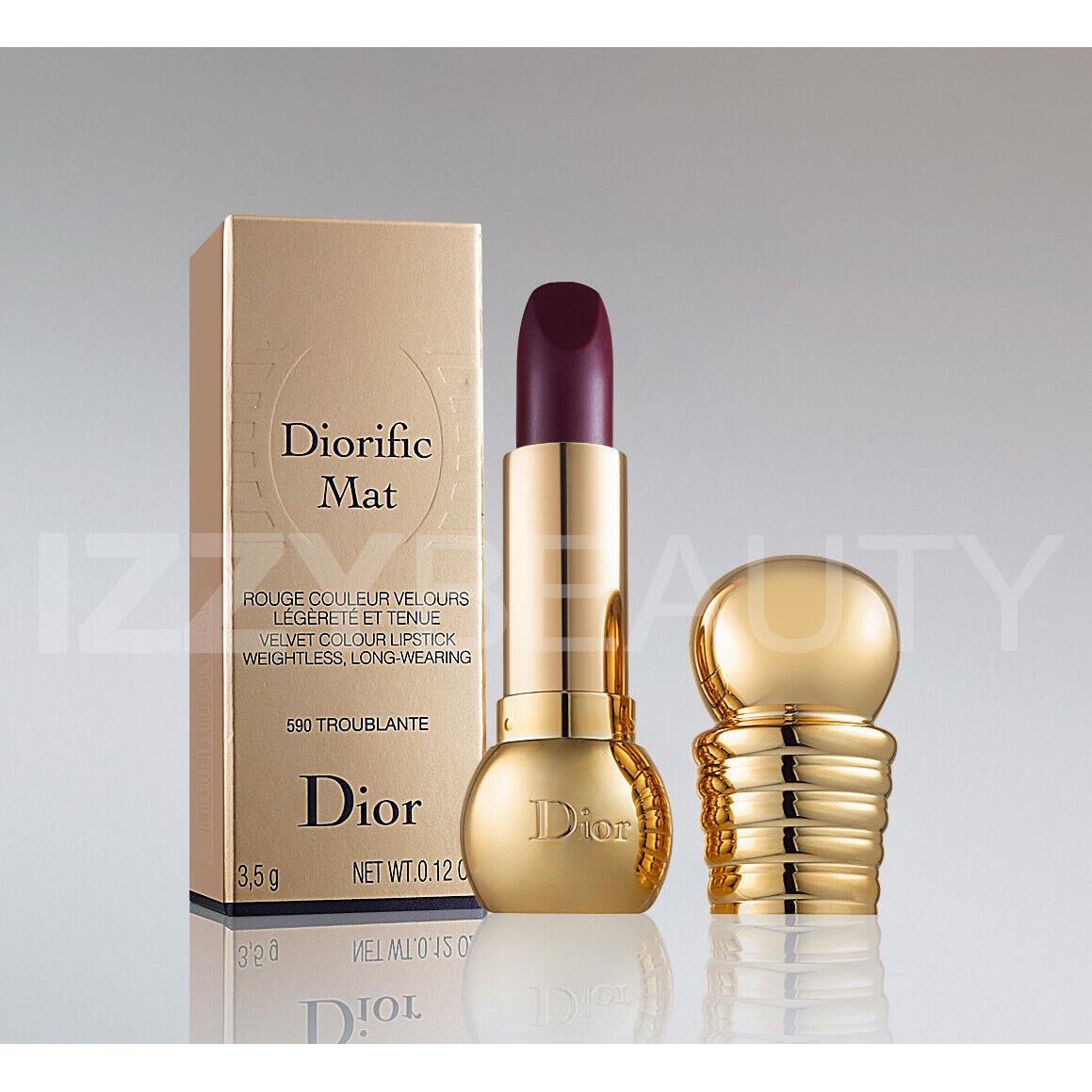 Dior Diorific Lipstick Mat Velvet Color Holiday - Pick Your Shade 590 Troublante