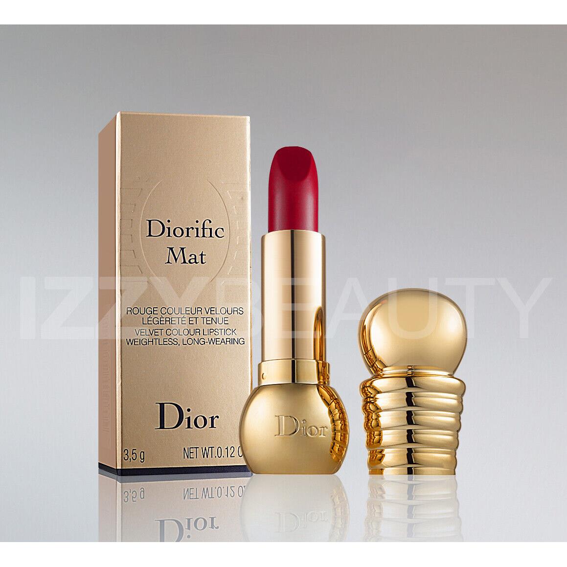 Dior Diorific Lipstick Mat Velvet Color Holiday - Pick Your Shade 750 Fabuleuse