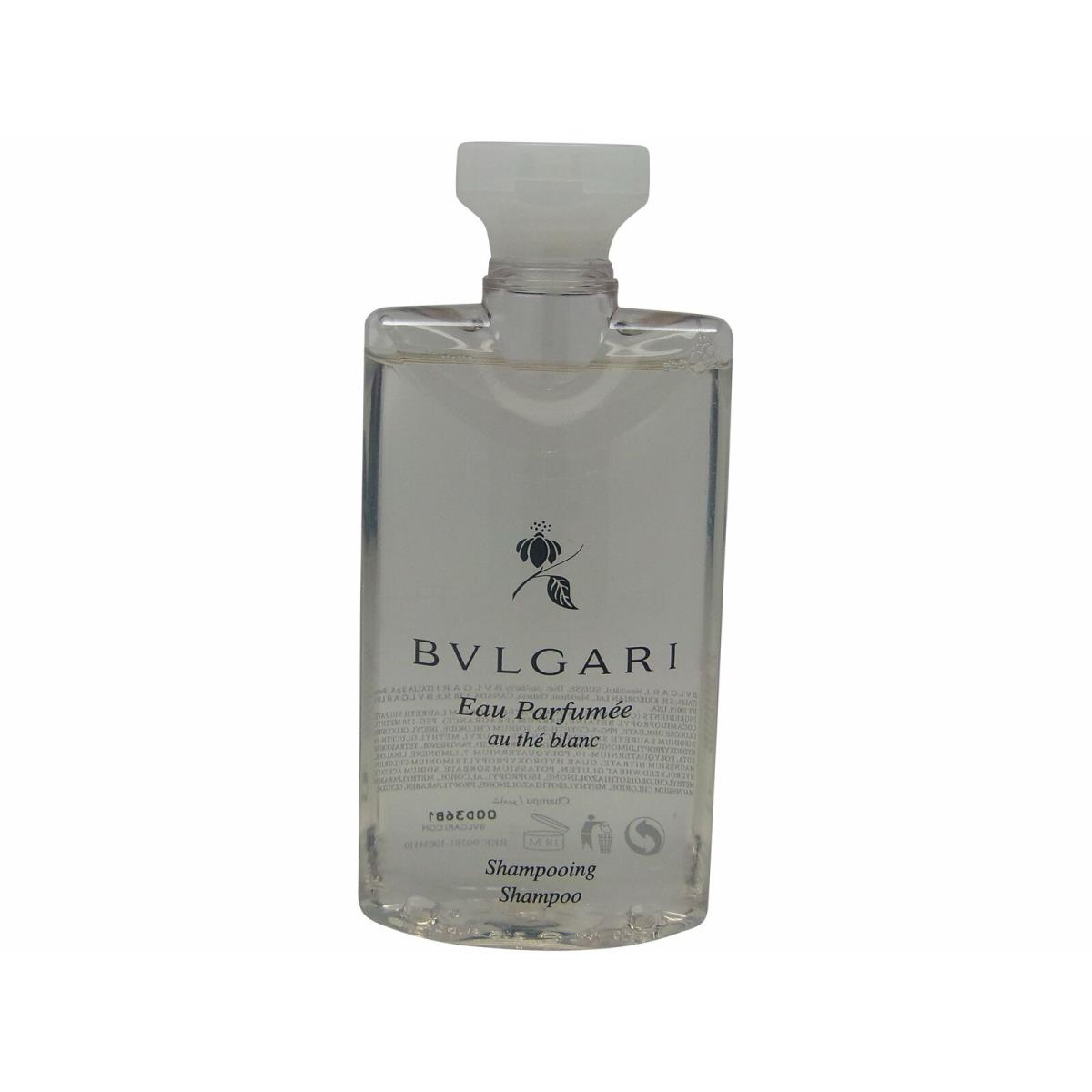 Bvlgari White Tea au The Blanc Shampoo Lot of 6 ea 2.5oz Bottles. Total of 15oz