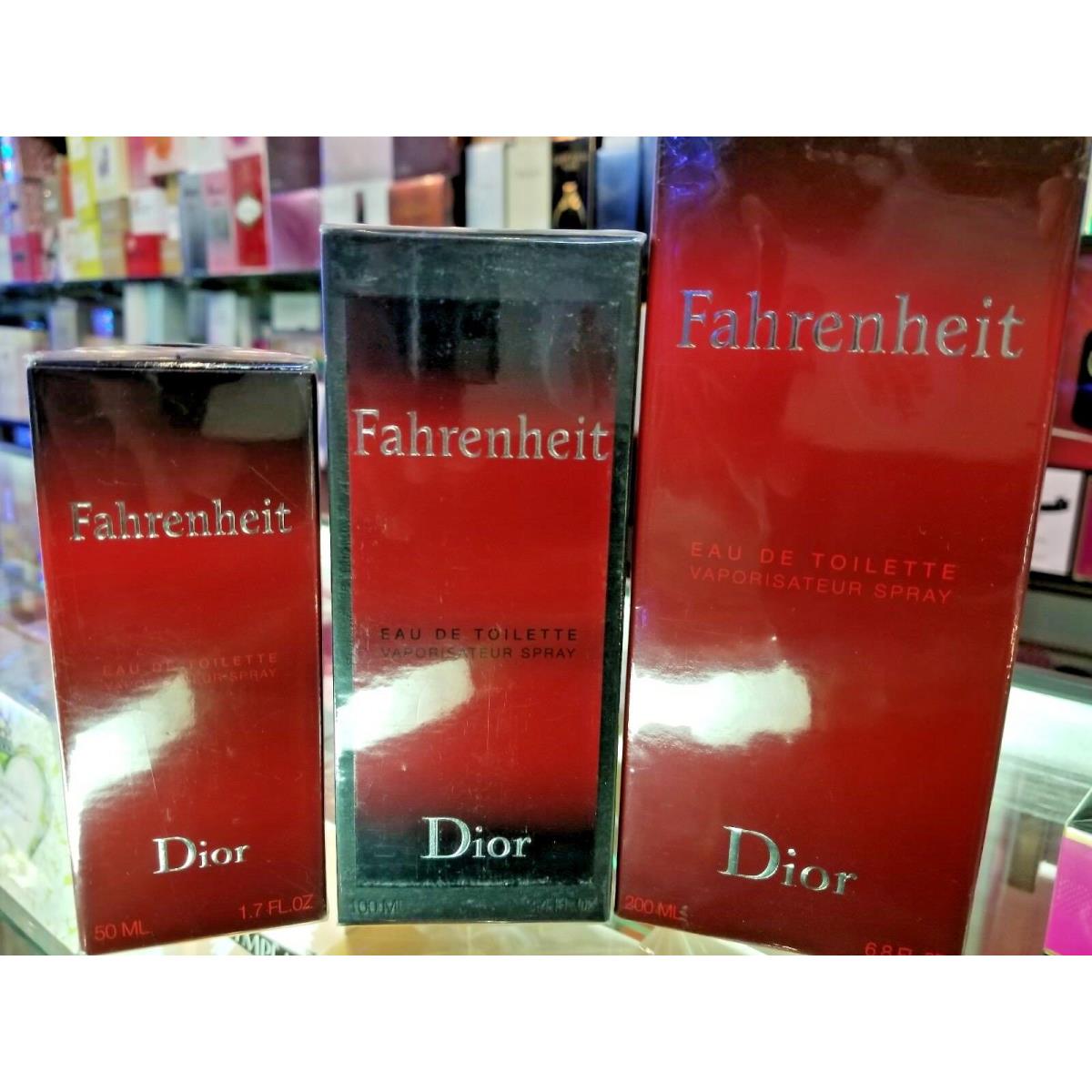 Fahrenheit by Dior 1.7 3.4 6.8oz 50 100 200 ml Edt Toilette Spray Men