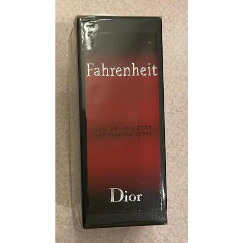 Fahrenheit by Christian Dior 3.4 oz Edt Spray For Men Eau De Toilette