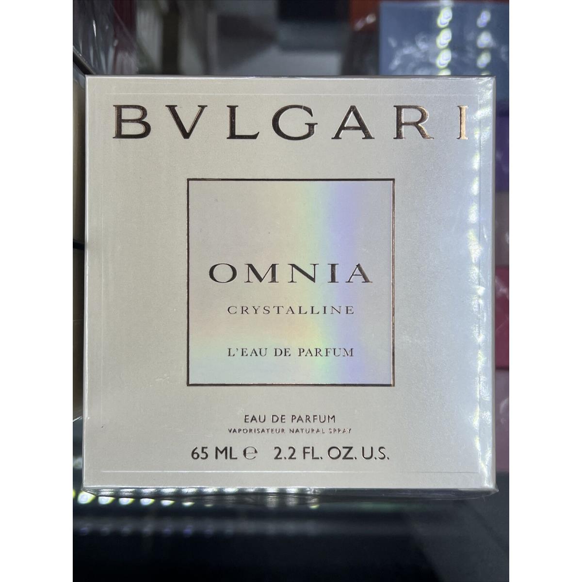 Omnia Crystalline L`eau de Parfum by Bvlgari 2.2 Fl oz Edp Spray For Women