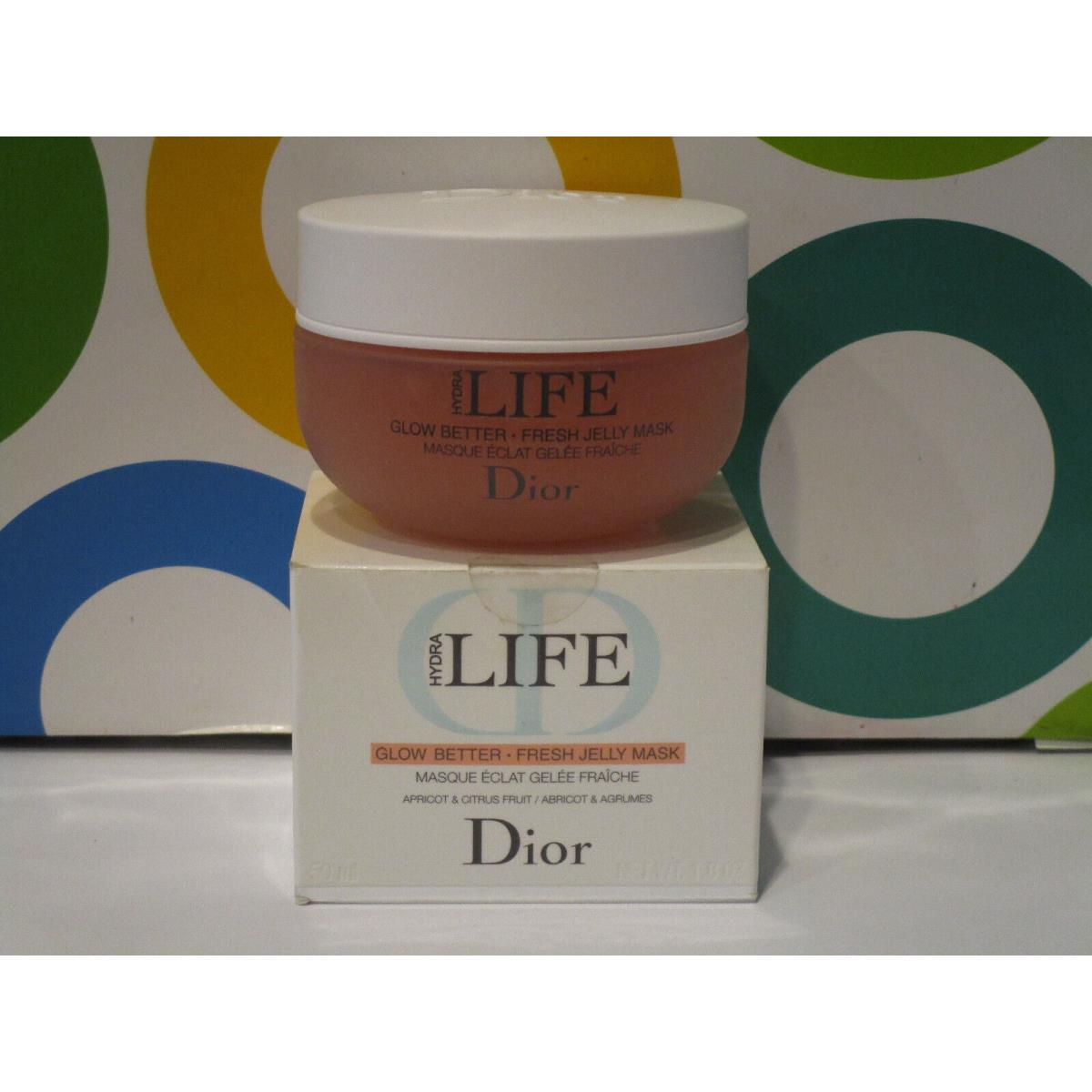 Dior ~ Glow Better Fresh Jelly Mask ~ Christian Dior Glow Better Fresh Jelly Mask 1.8 OZ Boxed