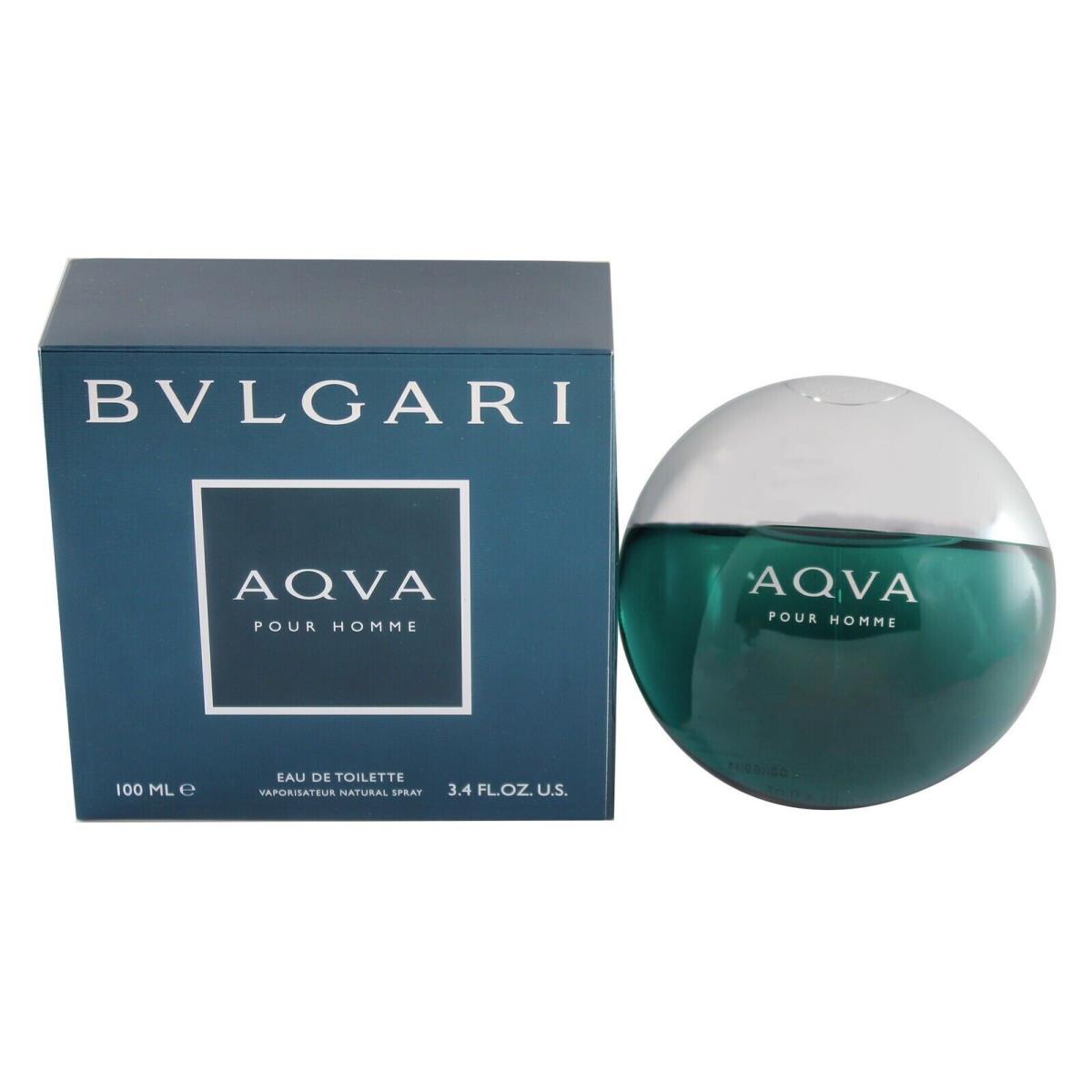 Bvlgari Aqva Pour Homme 3.4 OZ Eau DE Toilette Spray Mens Bulgari