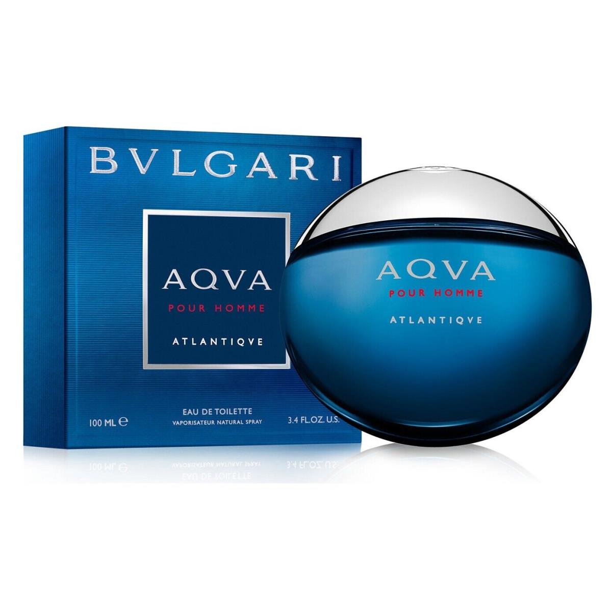 Aqva Pour Homme Atlantiqve by Bvlgari For Men Edt 3.4FLOZ/100ML Spray