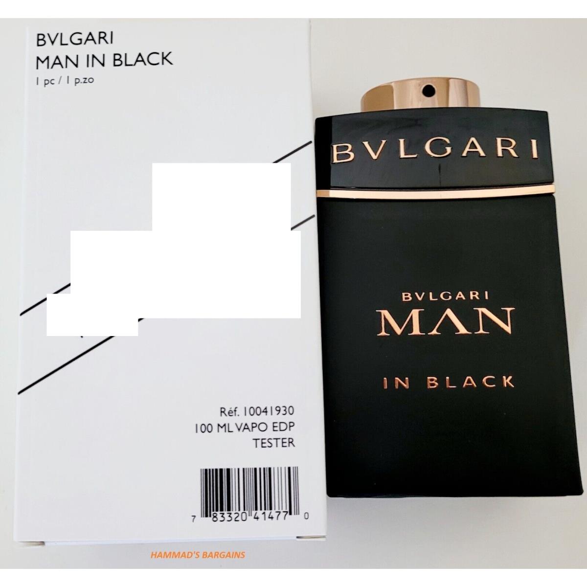 Bvlgari Man IN Black Edp 3.4 OZ / 100 ML For Men IN White Box