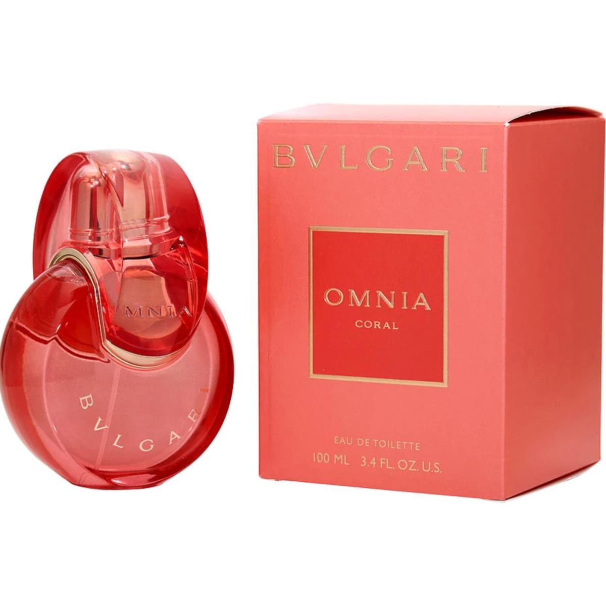 Bvlgari Omnia Coral Women 3.4 oz 100 ml Eau De Toilette Spray