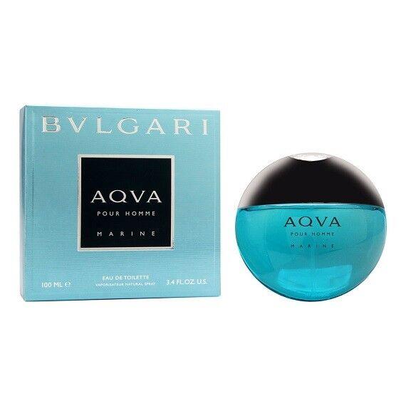 Aqva Pour Homme Marine Bvlgari 3.4 oz / 100 ml Edt Men Cologne Spray