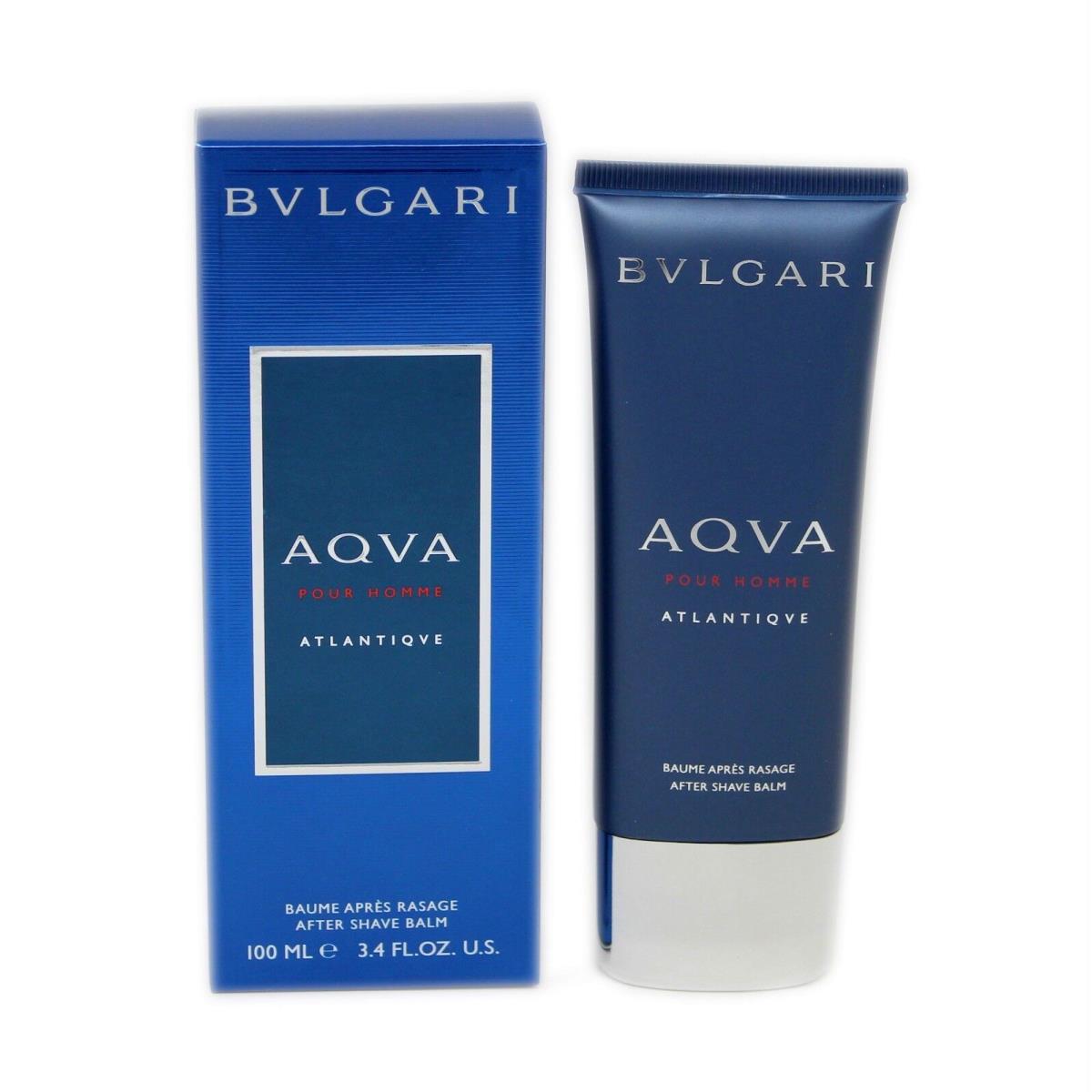 Bvlgari Aqva Pour Homme Atlantiqve After Shave Balm 100ML/3.4 Oz. NIB-BV10038309